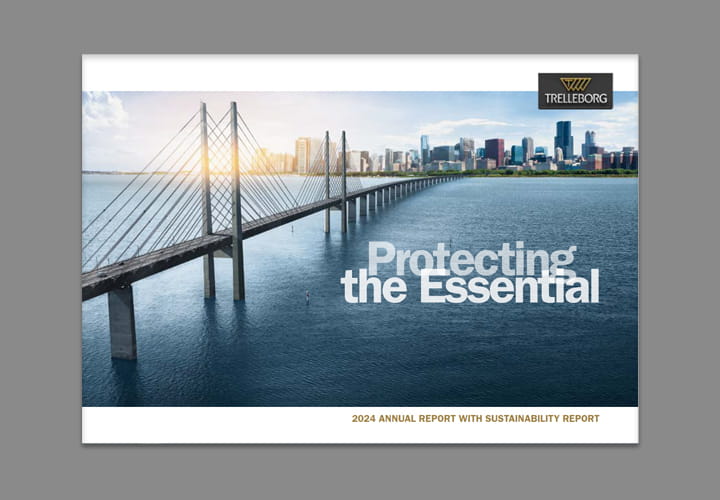 Cover of Trelleborg's Annual report 2024