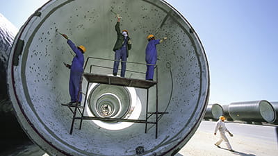 Great man man made the river