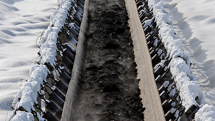 Temperature resistant conveyor belt