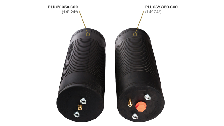 Pipe Plugs Packers larger Dimensions PLUGY and PLUGSY Overview