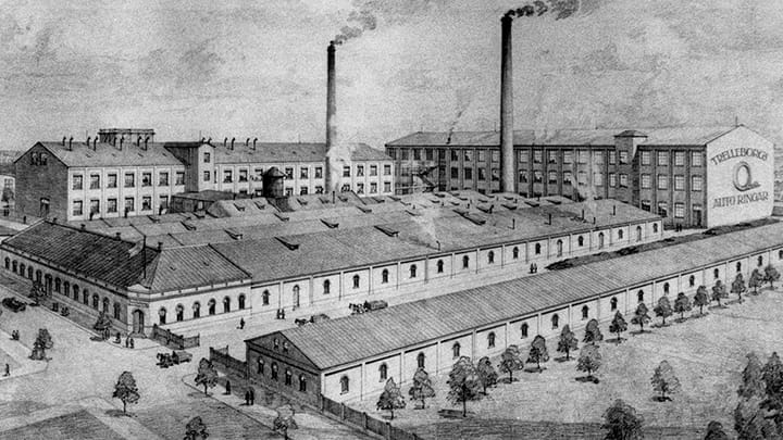 View of the factory in 1913