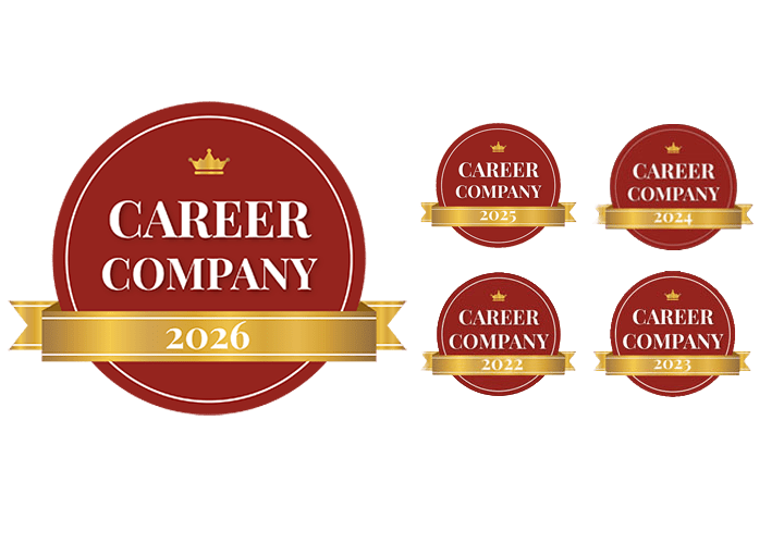 Career company badges