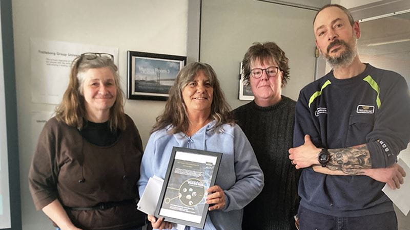 Group of Trelleborg employees