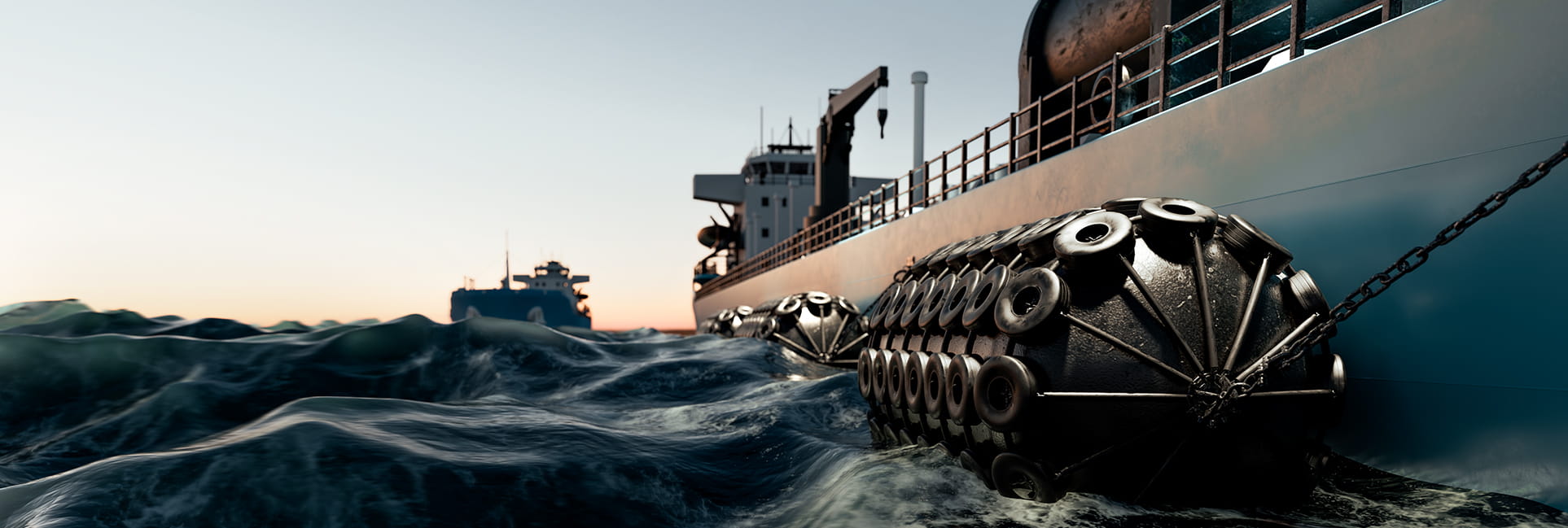 Trelleborgs pneumatiska fendrar, en tekniskt avancerad produkt som utgör en viktig komponent inom skepp-till-skepp-överföring