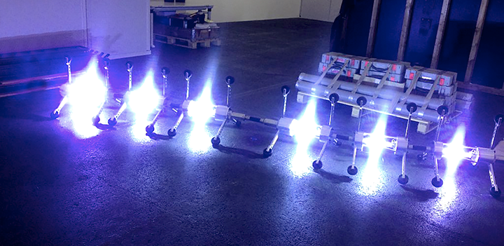uv-light-source standing on the floor