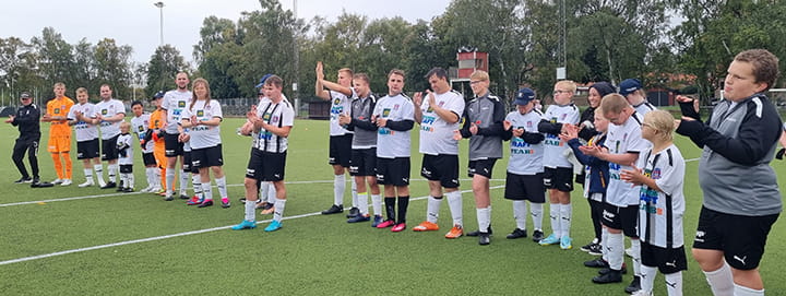 The whole Sports for All team thanks for the match