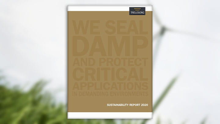 Trelleborg sustainability report cover page