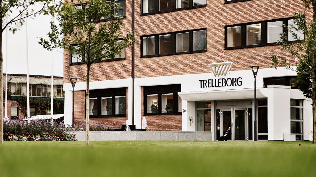 Entrance of Trelleborg HQ