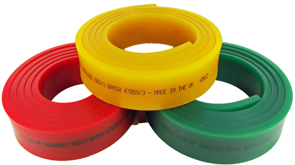 Trelleborg screen printing rolls Squeegees