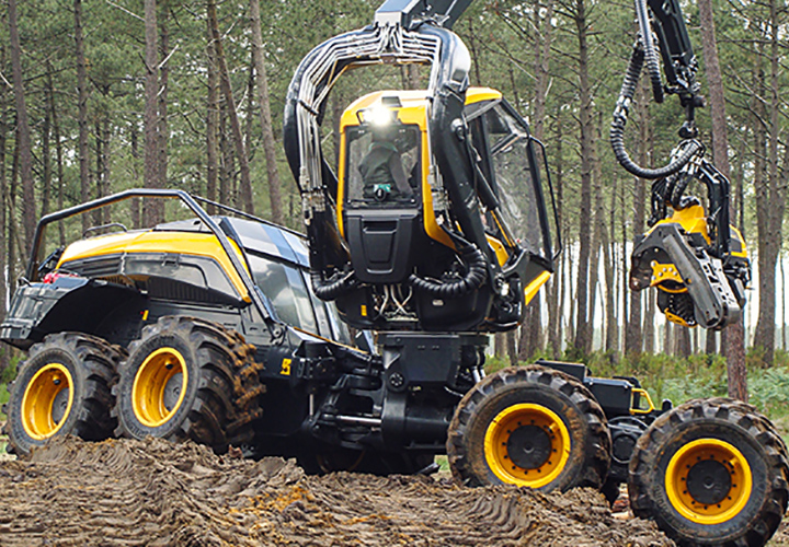 Trelleborg tyres for forestry harvesters forwarders and trailers