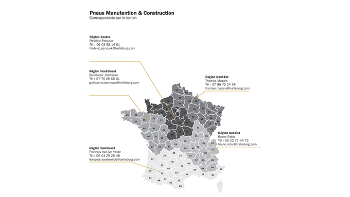TWS France map