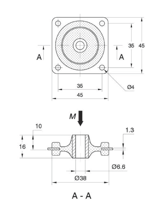 Instrument Mount Drawing No 17-1801