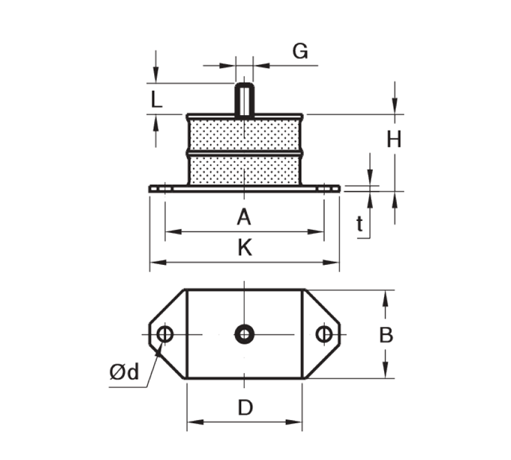 SAW-Mount-Rectangula-BOLT FIXING