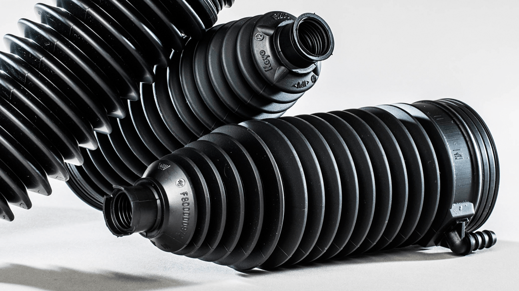 Trelleborg rack and pinion boot with aspirator