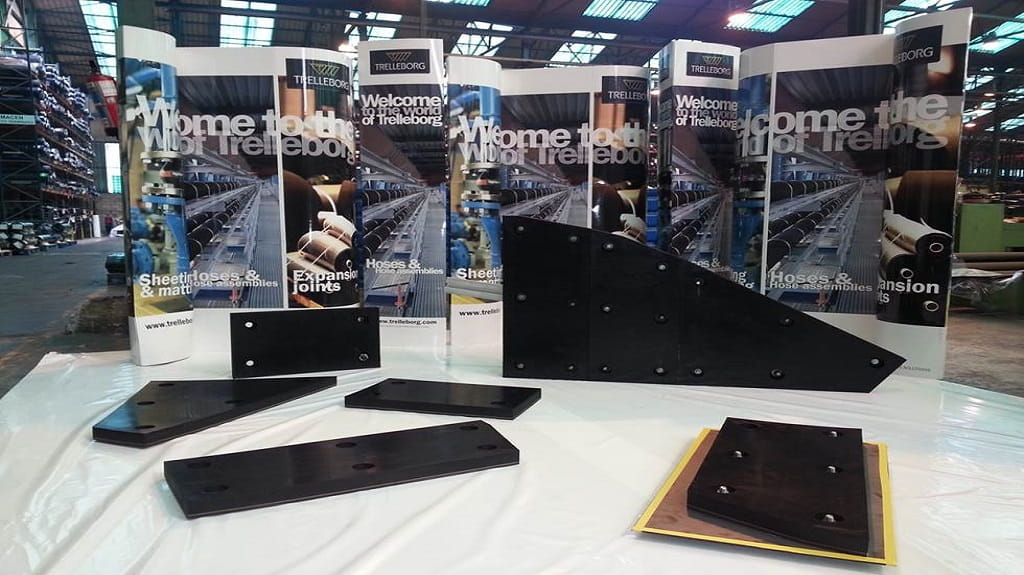 Rubber Material Panel Rubber Impact Panels | FluidHandling