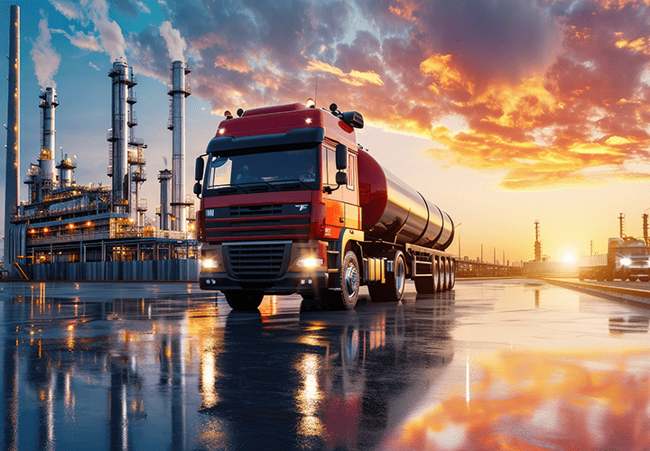 For reels on road tankers for LPG delivery. Discharge of LPG