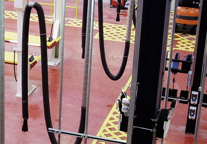 exhaust gas application - rubber hose 