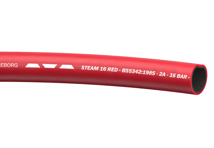 Steam 16 Red rubber hose steam transfer