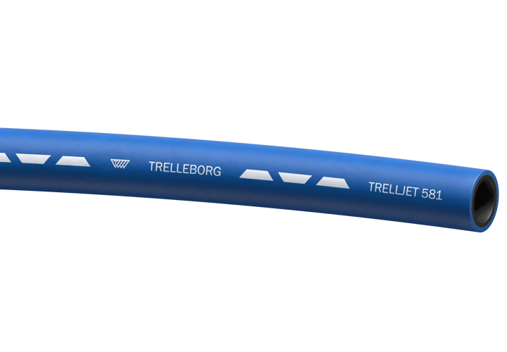 Trelljet 581 rubber hose professional and industrial high pressure cleaning