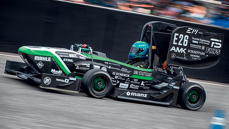 Premium Photo  Race car racing on a track with speeding motion