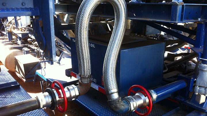 qs fracking site natural gas feed