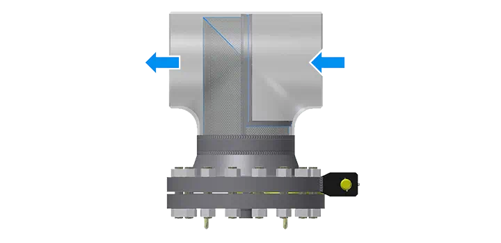 tee type a straight flow