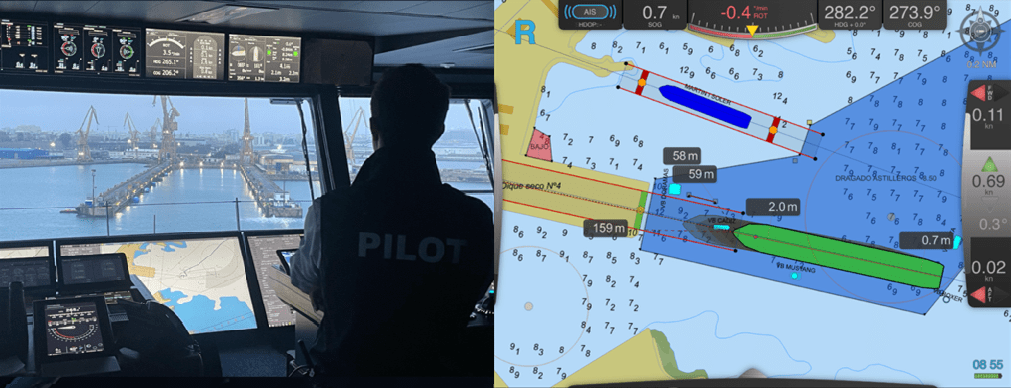 Cadiz Bay pilots utilize eMPX software and Portable Pilot Units