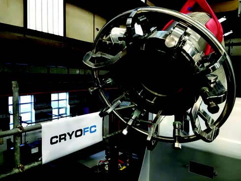 CryoEC quick connect coupling