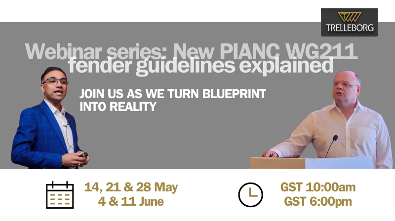 New PIANC WG211 Fender guidelines explained webinar series by Trelleborg