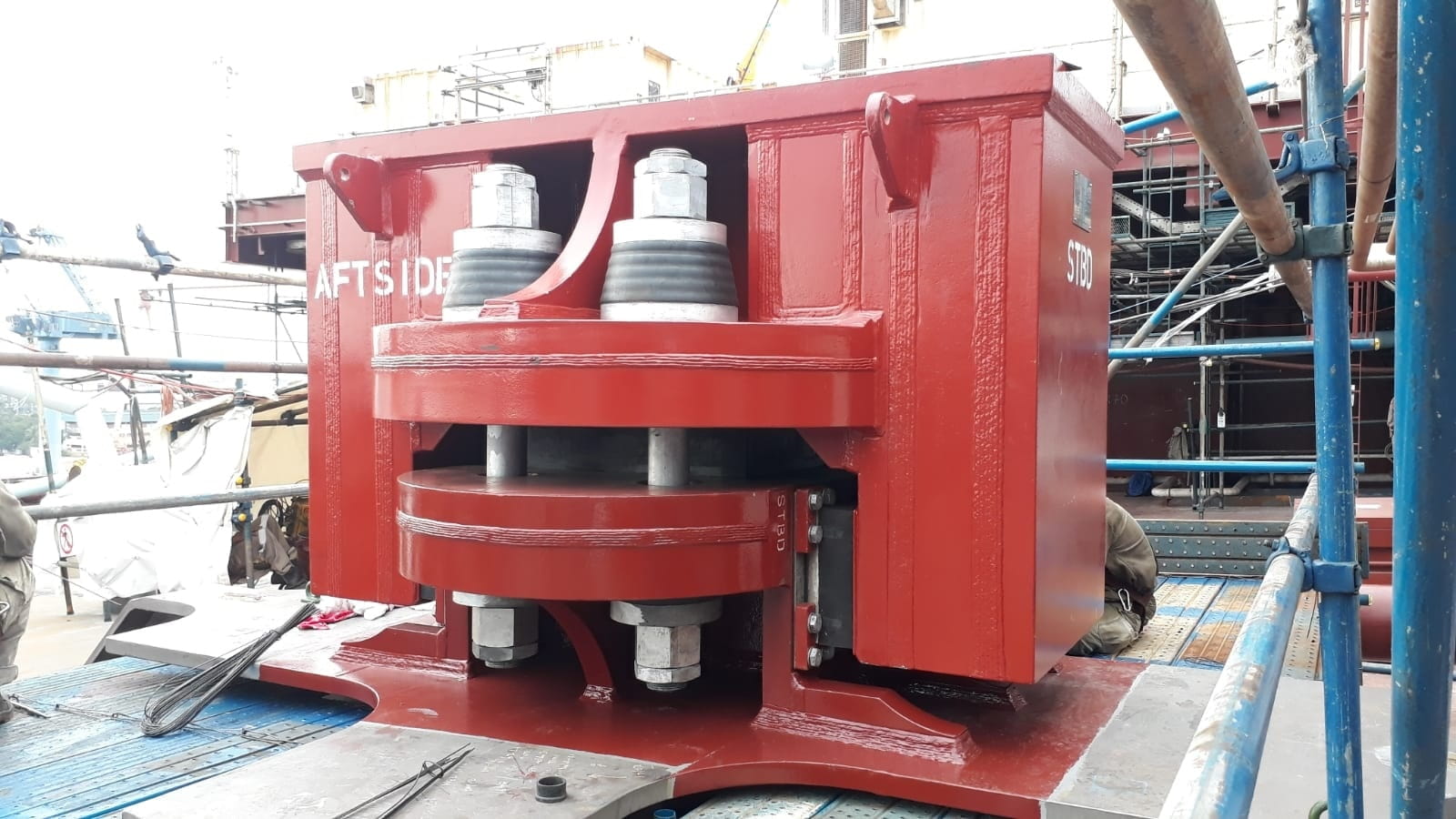 Module bearings for FPSO FLNG