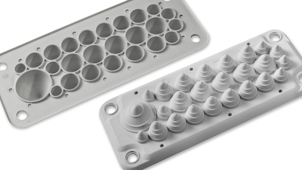 Cable Gland Plates Trelleborg Moulded Components