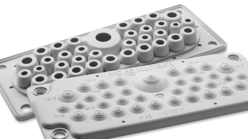 Cable Gland Plates Trelleborg Moulded Components