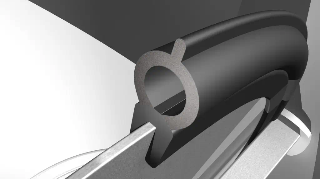 Damper gasket section