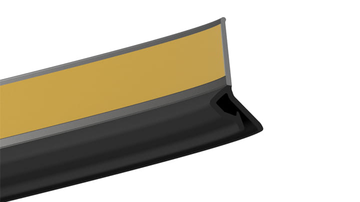 Trelleborgs produkt Friction Controll till garagedörr