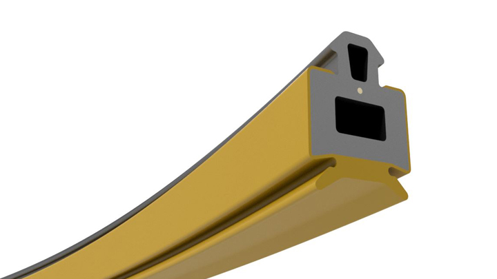 Trelleborgs tätningsprofil Hybrid Accelerator i guld