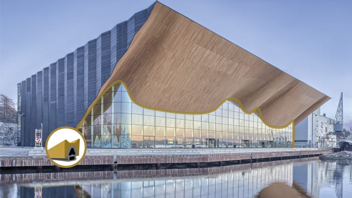 Edificio junto al agua