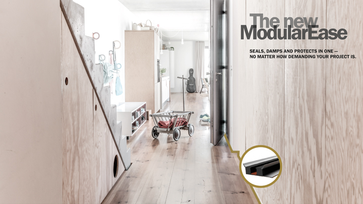 Trelleborgs nya profil ModularEase för dörrar och fönster
