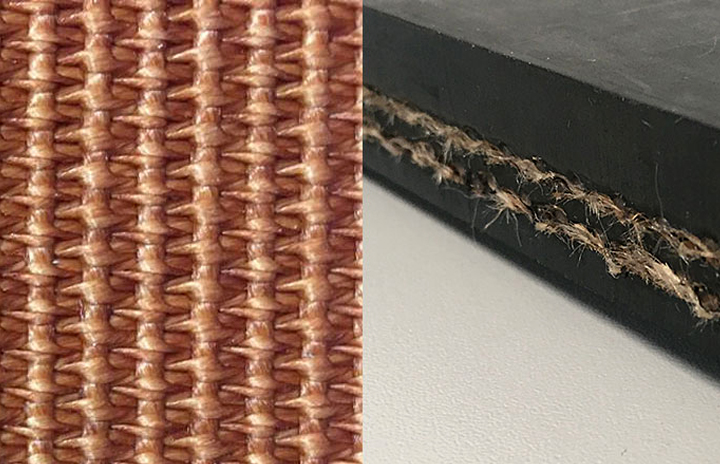 Conveyor Belt Special Purposes Flex Belt specific cross section