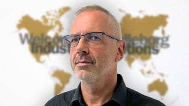 Petr Holomek portrait with Trelleborg background