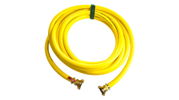  Inflation hose yellow 10m with GEKA coupling