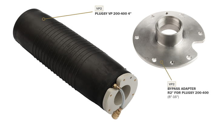 Larger flow plugs PLUGSY VP