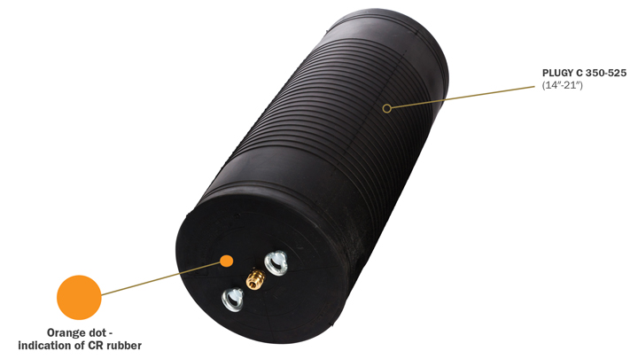  Chemical resistant plugs made from CR