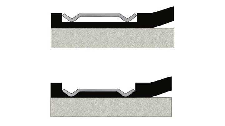 Cross section of Kor-N-Seal® II 506 - Trelleborg