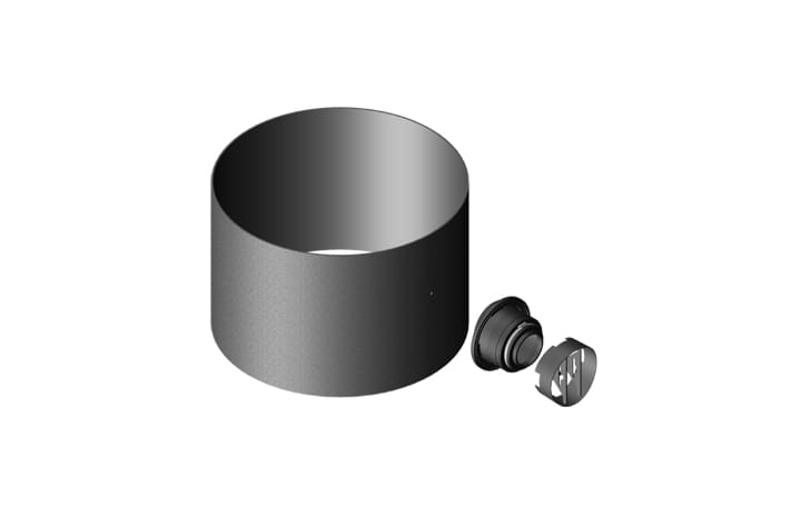 3D Model of Kor N-Seal I 706 Series components with manhole before installation