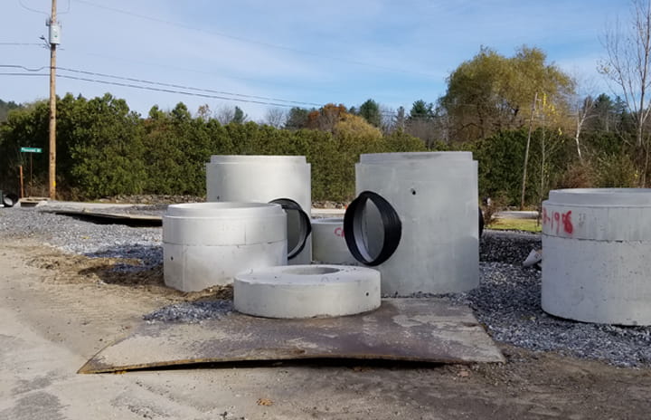 Manholes on the street