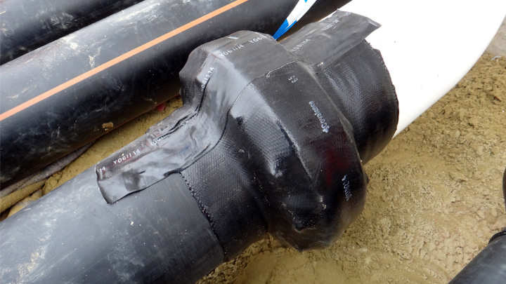 Krympemuffe med glidelas