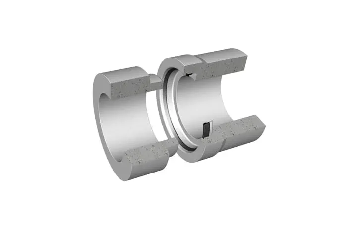 3D Cross section of Trelleborg 103 Integrated Glipp in a manhole