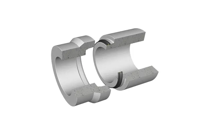 3D Cross section of Trelleborg 104 Delta in a manhole