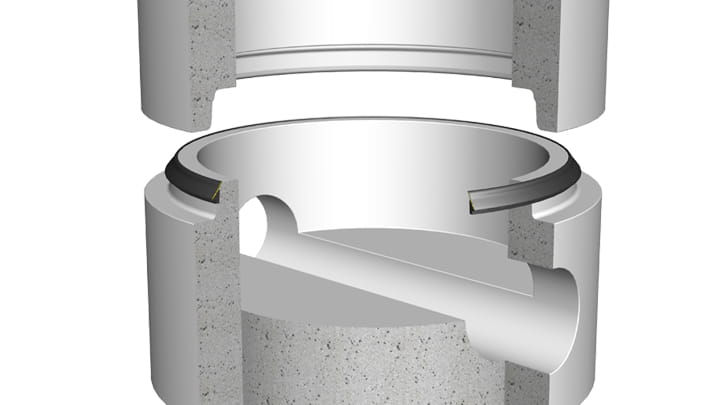 Trelleborg 116 joint dans un regard