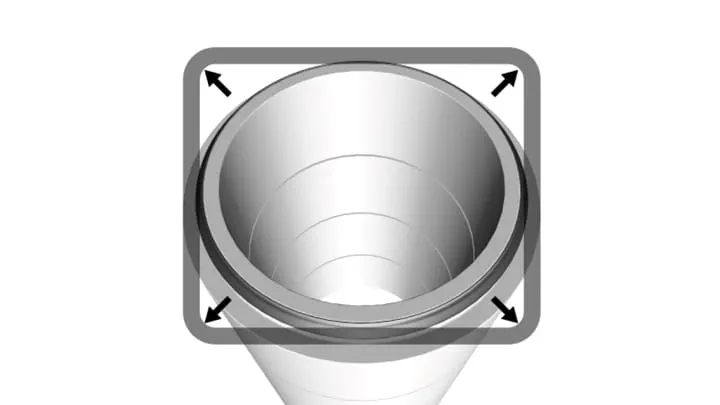 Trelleborg 140 top view - installation instruction step 2